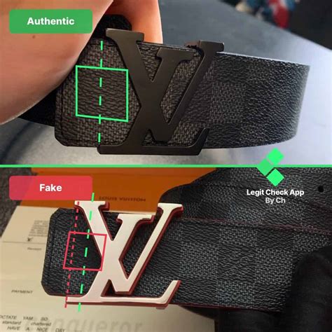 how to tell if a lv belt is fake|louis vuitton belt checkered.